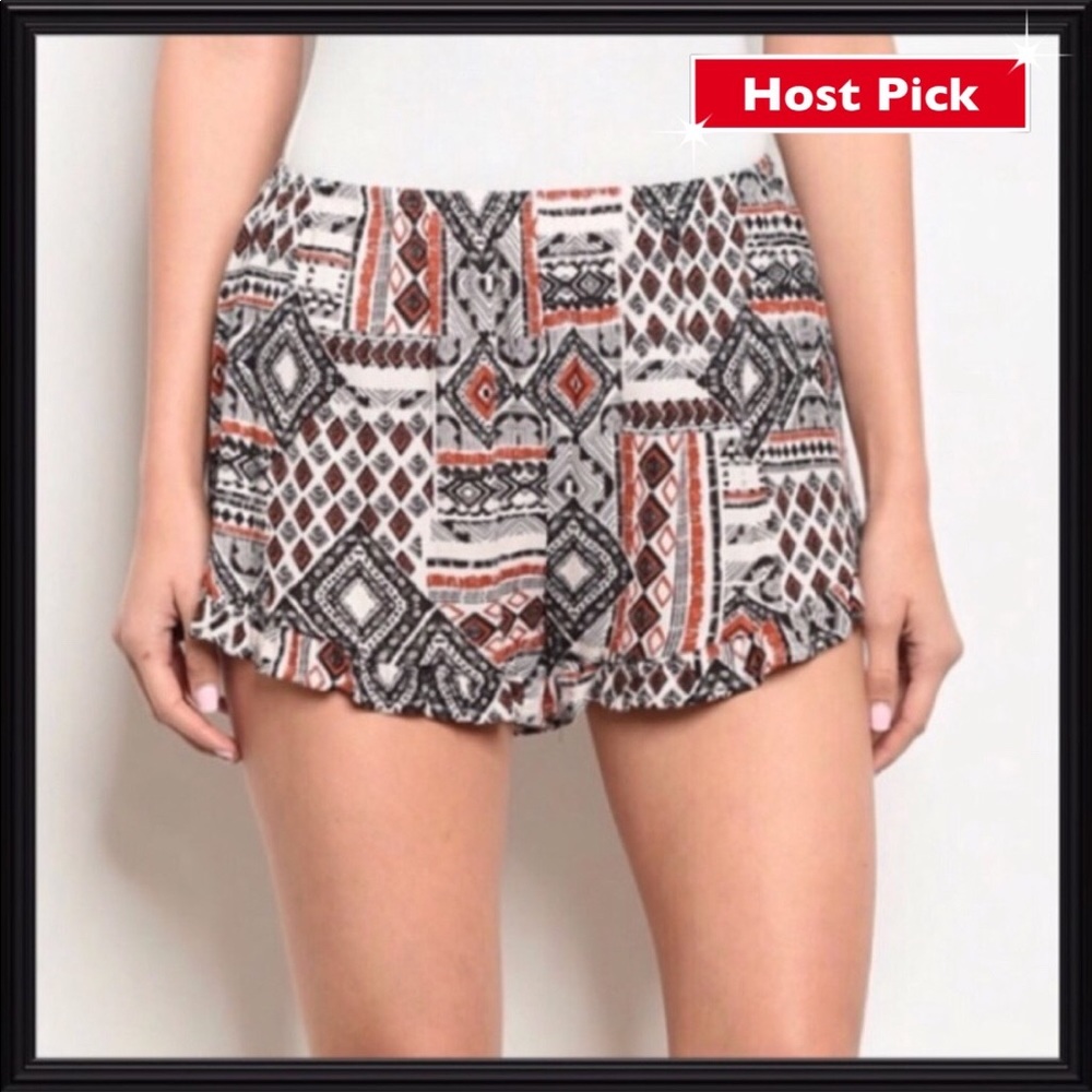 🌟 Festival Tribal Print Shorts